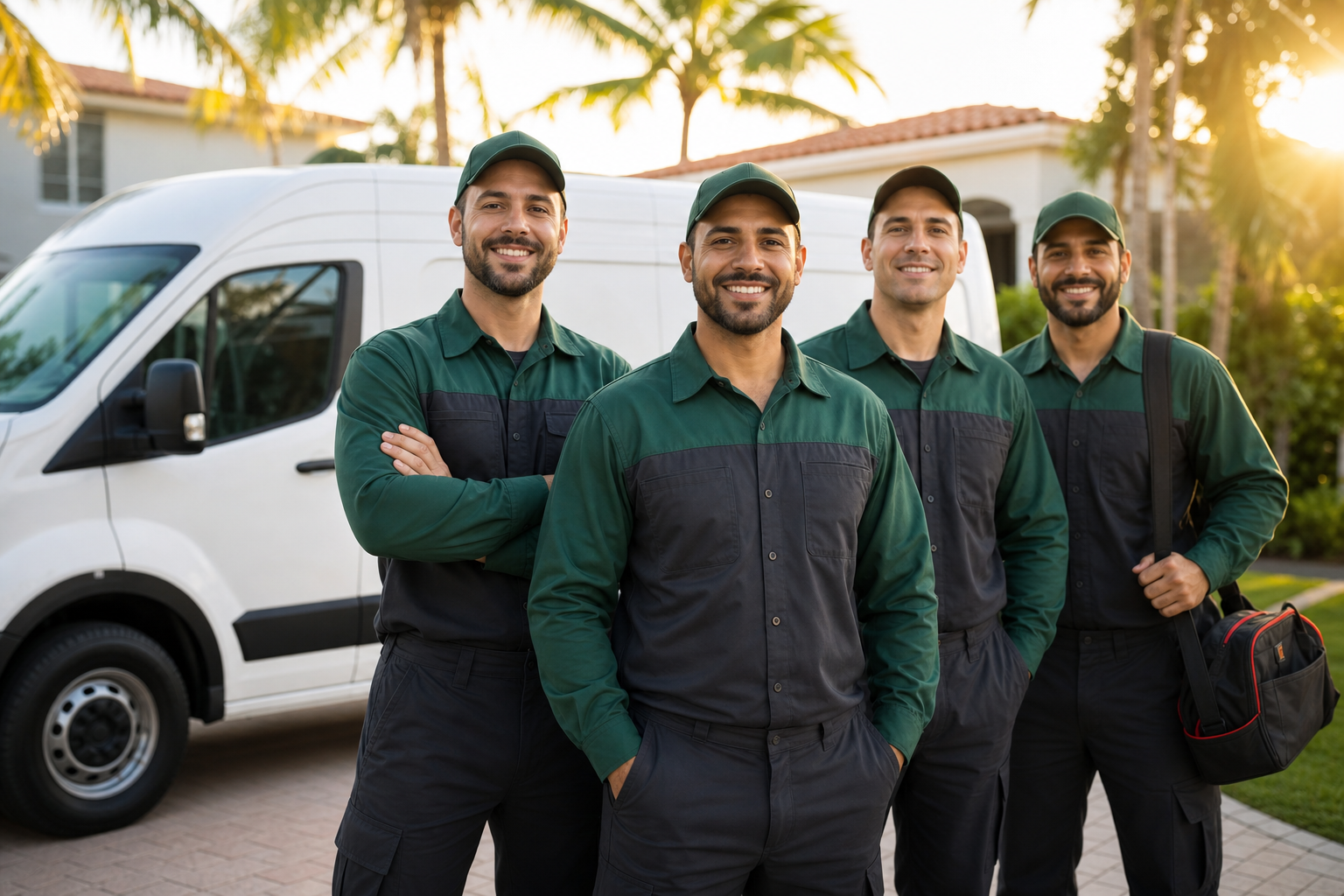 O'Brien Air Conditioning service team in the field